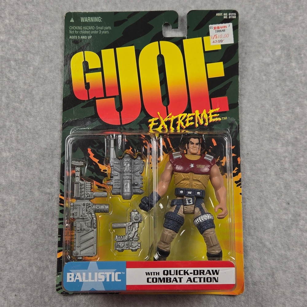 G.I. Joe Extreme Ballistic Action Figure Quick-Draw Combat Kenner 1995 Vintage